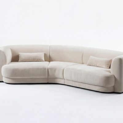 Sofa Clara curved sectional sofa 1