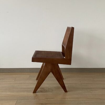 Pierre Jeanneret Dining Chair Leather hover
